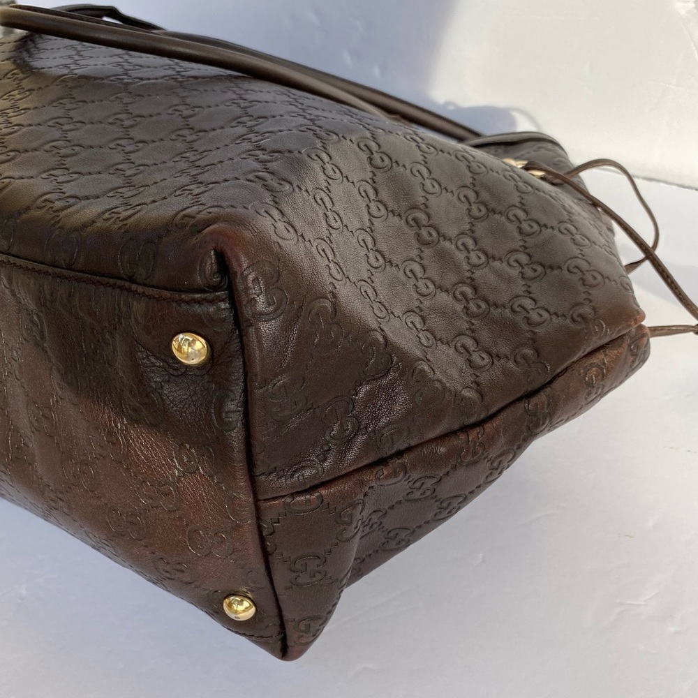 *SOLD* Gucci Guccissima Leather Tote Handbag - Picture 9 of 13